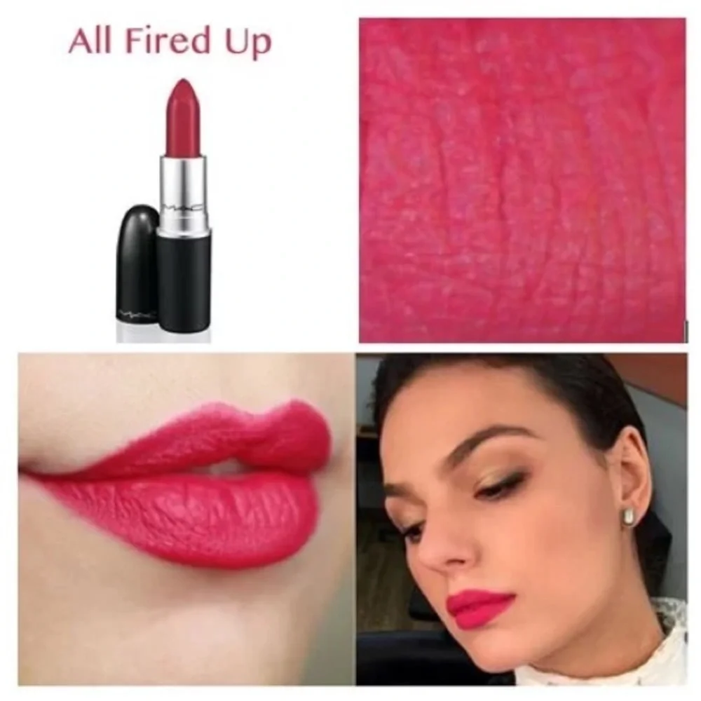 NIB MAC Retro Matte All Fired Up Lipstick